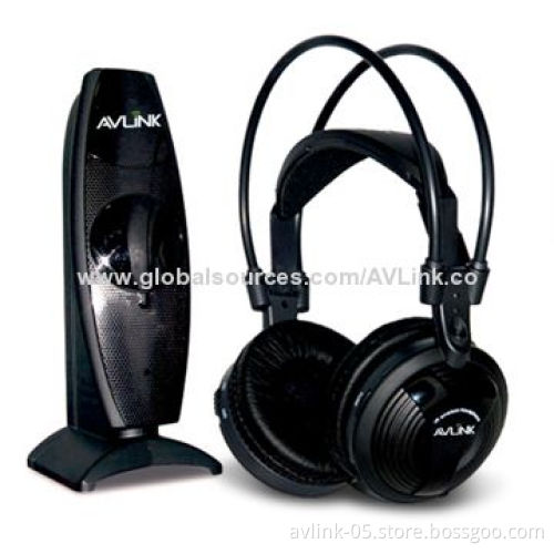 Comfortable Wearing UHF/RF 2.4GHz Wireless Headphones with 100m Operating Distance (in Open Air)